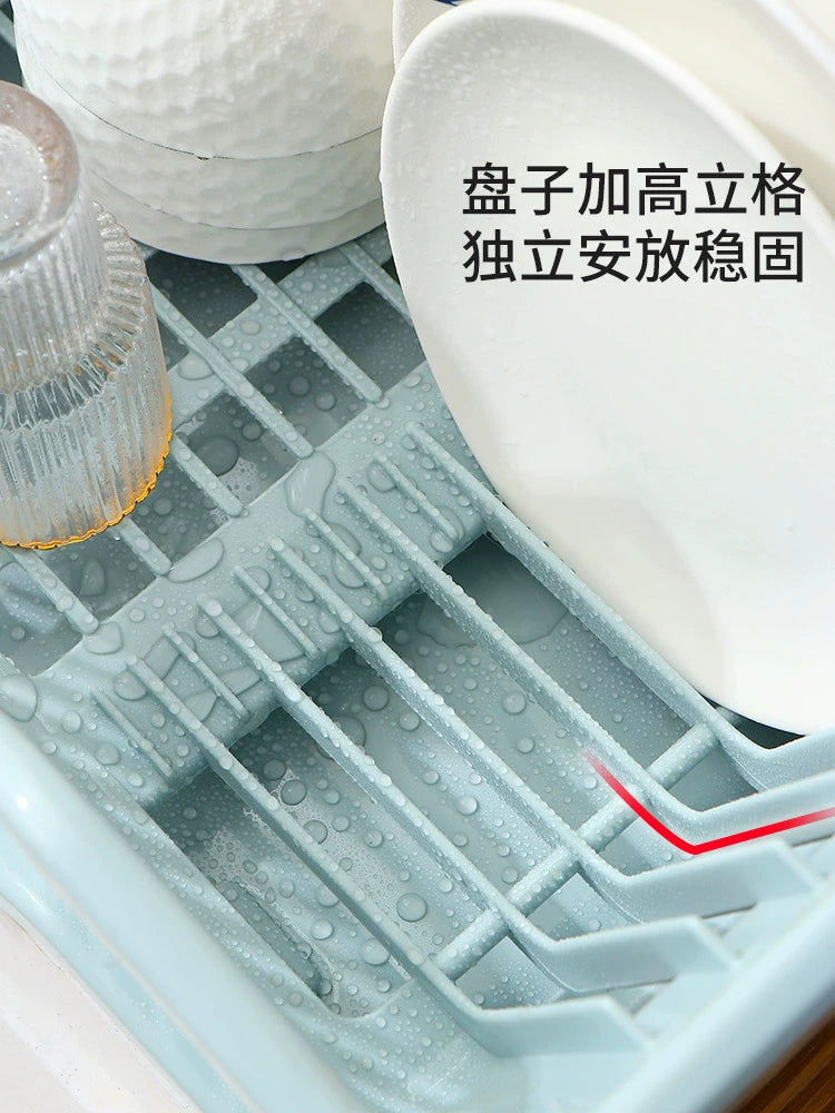 Draining Plate Rack Dish Storage Unit