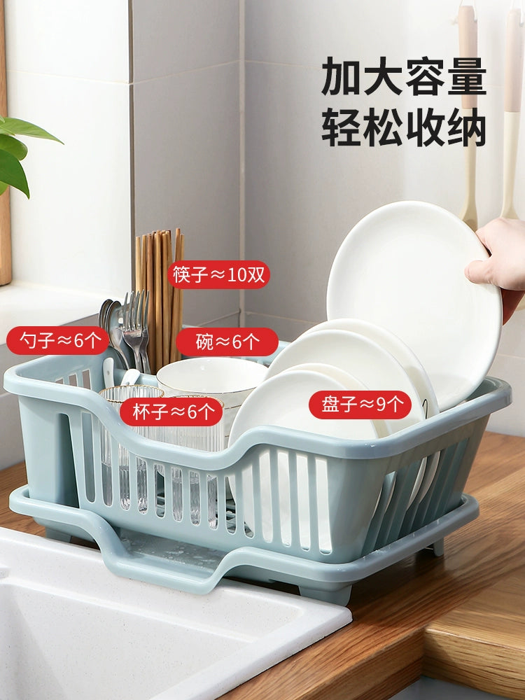 Draining Plate Rack Dish Storage Unit