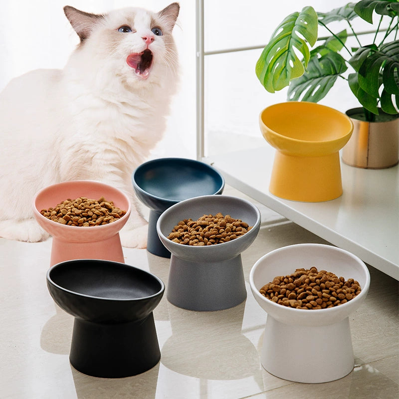 High Neck Food Pet Bowl