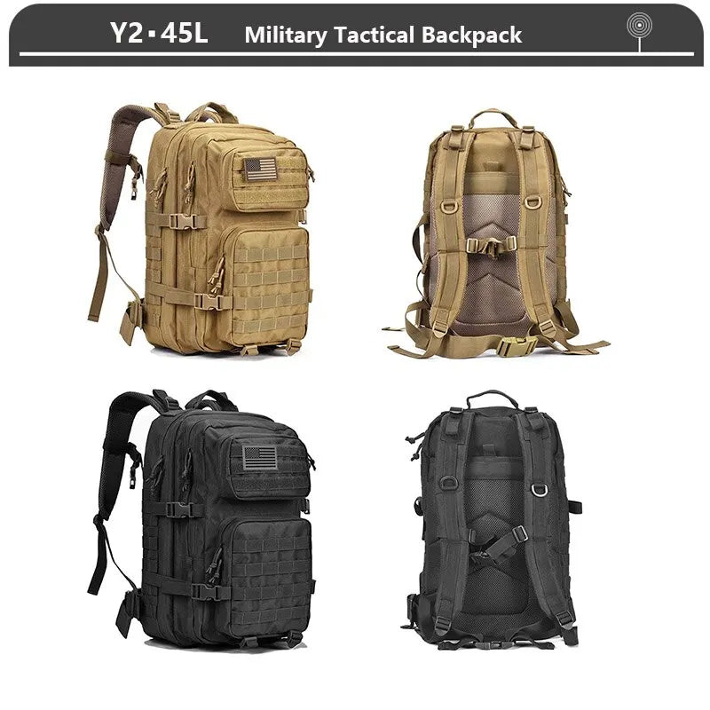 Tactical Waterproof Backpack 38/45L