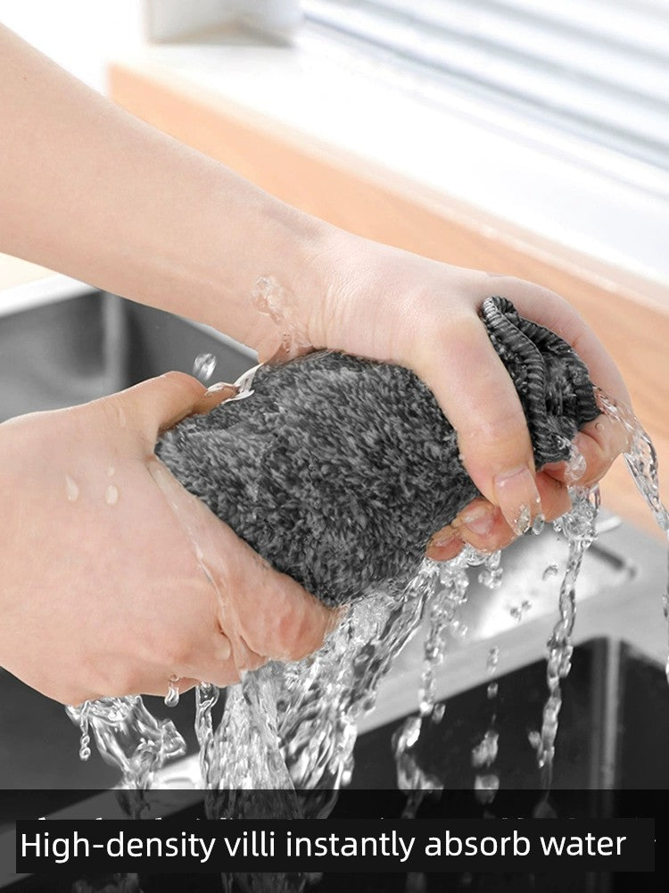 Kitchen Special Lint-Free Charcoal Fiber Household Rag