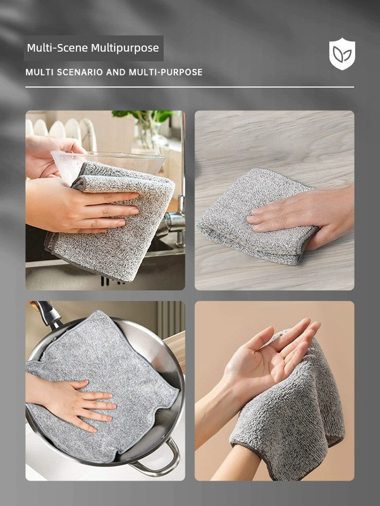 Kitchen Special Lint-Free Charcoal Fiber Household Rag