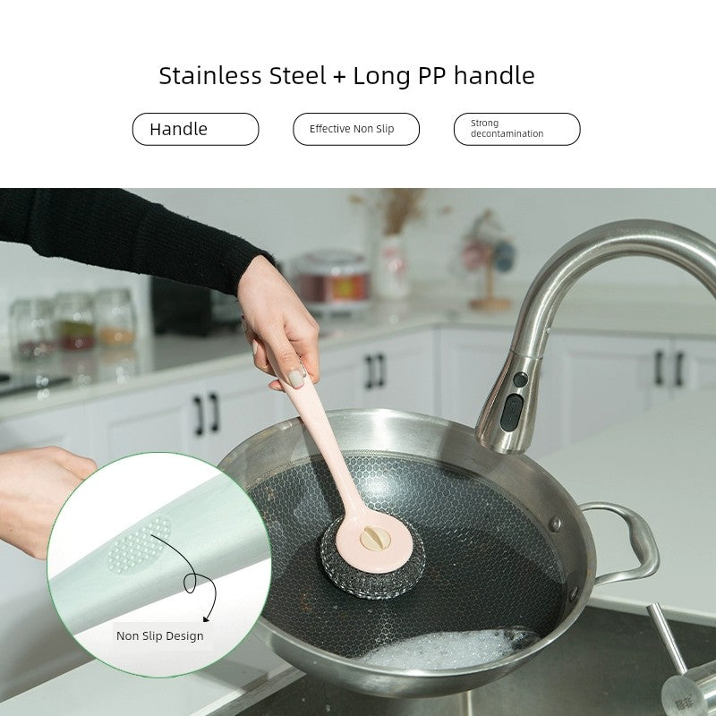 Steel Wire Ball Dish Brush