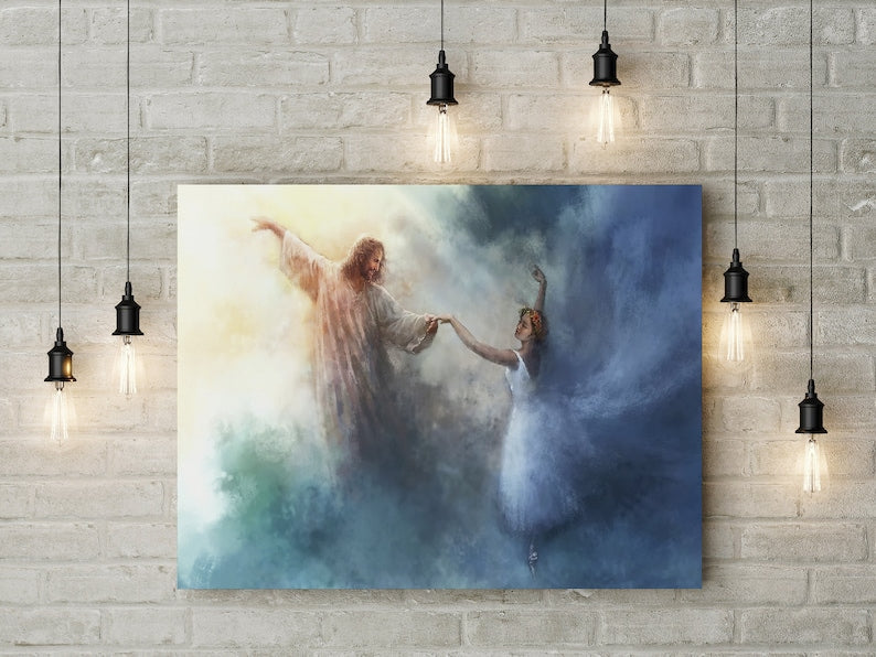Calm And Stars Jesus Oil Painting Canvas