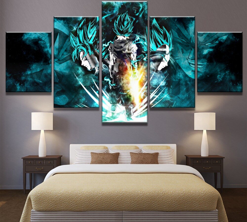 Super Saiyan Decorative Painting Canvas