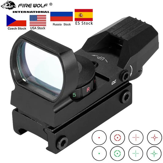 Holographic Red Dot Sight Reflex 20mm Rail Scope