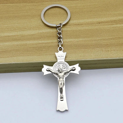 Christ Jesus Holy Cross Keychain Pendant