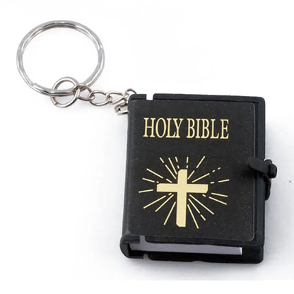 Mini English Holy Bible Keychains