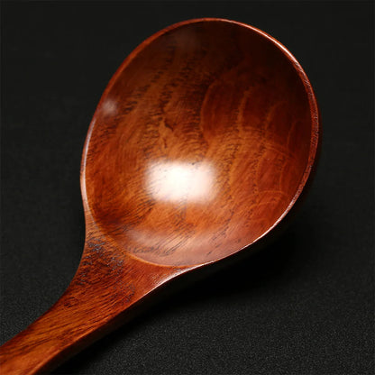 Natural Wooden Soup Scoops