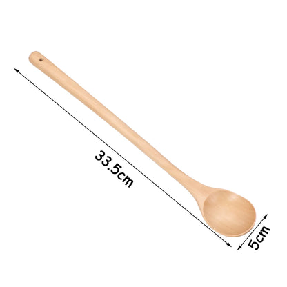 Natural Wooden Soup Scoops