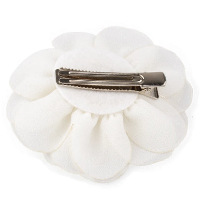 Chiffon Poppy Flower Hair Clips