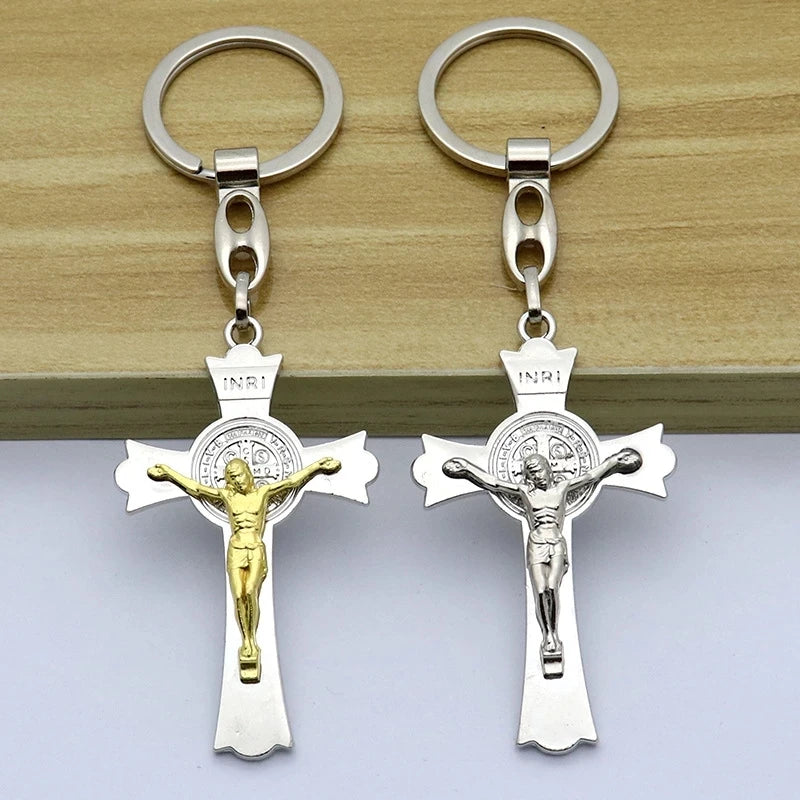 Christ Jesus Holy Cross Keychain Pendant