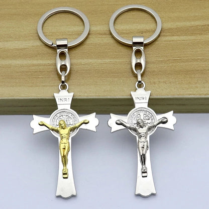 Christ Jesus Holy Cross Keychain Pendant