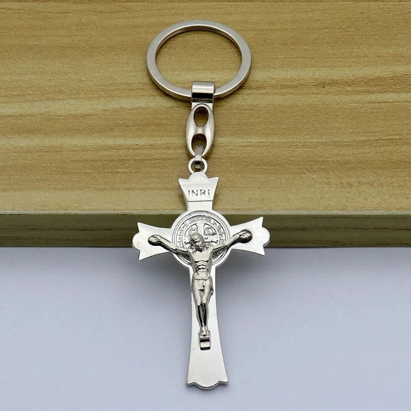 Christ Jesus Holy Cross Keychain Pendant