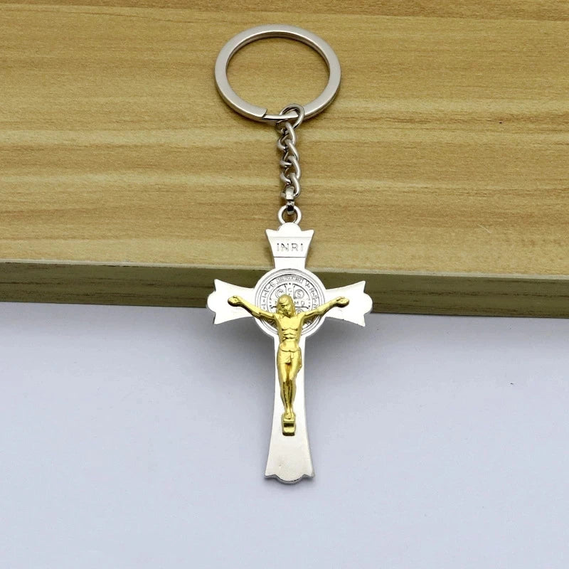 Christ Jesus Holy Cross Keychain Pendant