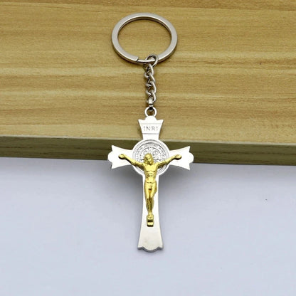 Christ Jesus Holy Cross Keychain Pendant