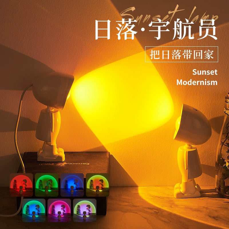 Astronaut Sunset Night Lamp