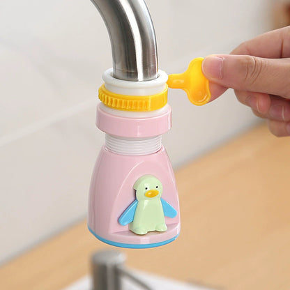Splash-Proof Shower Faucet Cartoon Penguin