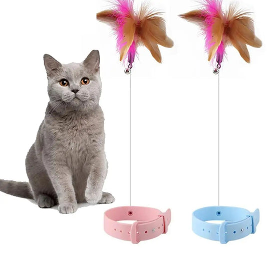 Cat Collar Feather Toys