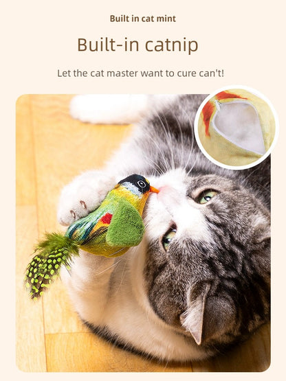 Pet Cat Artificial Bird Toy