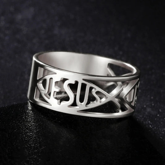 Jesus Stainless Steel Rings