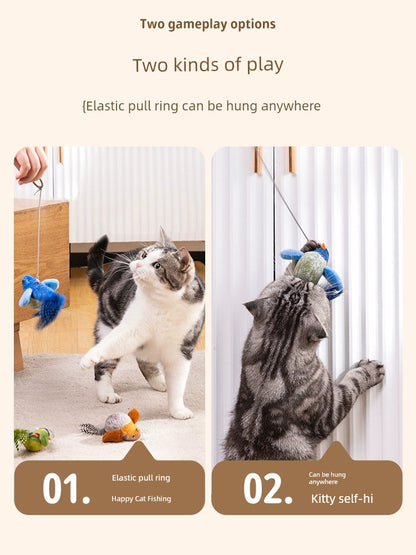 Pet Cat Artificial Bird Toy