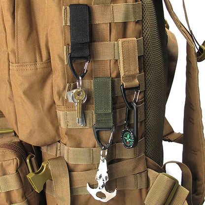 Outdoor Tactical Knapsack Triangle Backpack Hook