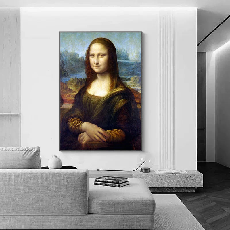 Leonardo Da Vinci Artwork Canvas Poster Print